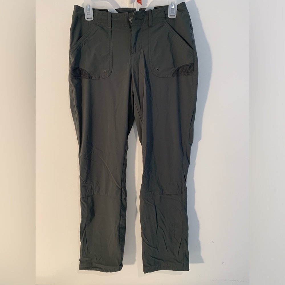 Columbia Women Size 6-30L Performance Fishing Gear Pants Dark Gray Casual Hiking